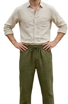 LinenFlow™ Wide Leg Pants